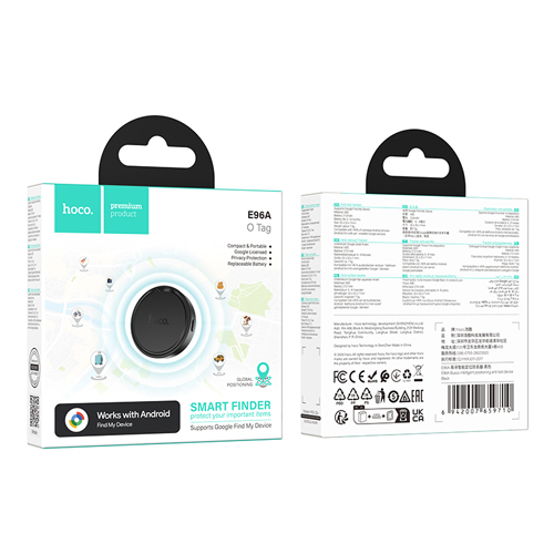 Hoco Android Intelligent Positioning Anti-Lost Device E96A - Black