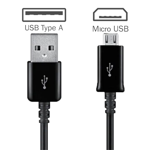 Micro USB Cable No Packaging (1.2M) - Black