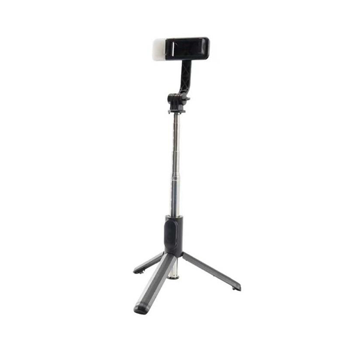 Selfie Stick Tripod S10S BT Remote, Flexible Anti Shake with LED Light