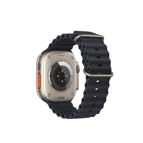 Hoco Double Silicone Strap for iWatch (42/44/45/49mm) WA12 - Black