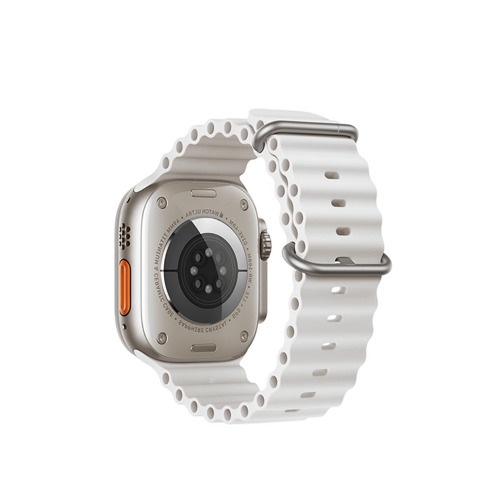 Hoco Double Silicone Strap for iWatch (42/44/45/49mm) WA12 - White