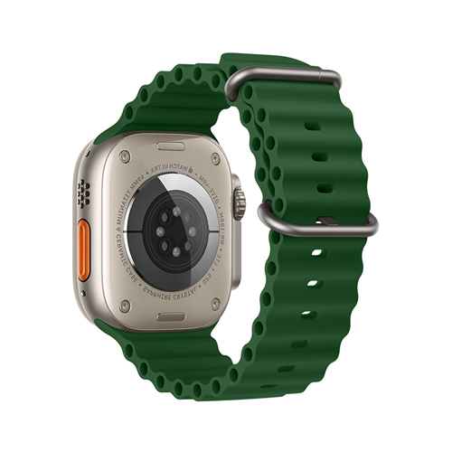 Hoco Double Silicone Strap for iWatch (38/40/41mm) WA12 - Alfalfa (Green)